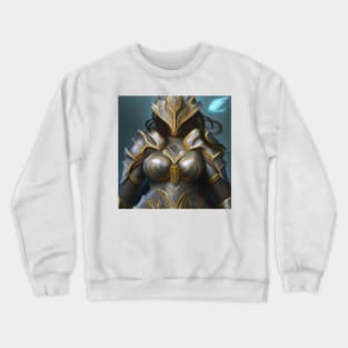 Curvy Beauty, Cosmic Queen: Afrofuturistic Art T-Shirt Crewneck Sweatshirt